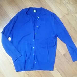 J.Crew Royal Blue Cardigan